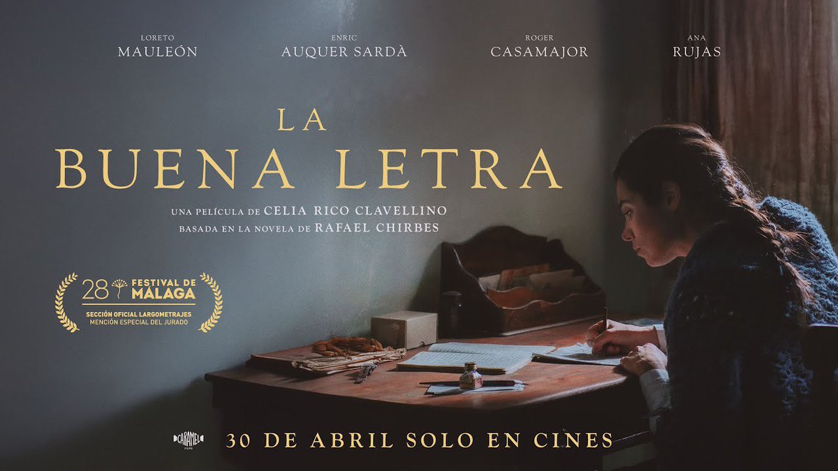 🎬FINDE DE MUUUUUY BUEN CINE ESPAÑOL 👏🏻👏🏻👏🏻👏🏻
#LaBuenaLetra