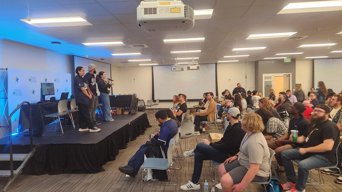 FBI_Tugboat's tweet image. The SBCSS @SBCountySchools Esport Symposium and Tournament is goin&apos; great!

Mario Kart mostly done - 
Lunch now -
Rest of Kart + Smash after 🔥