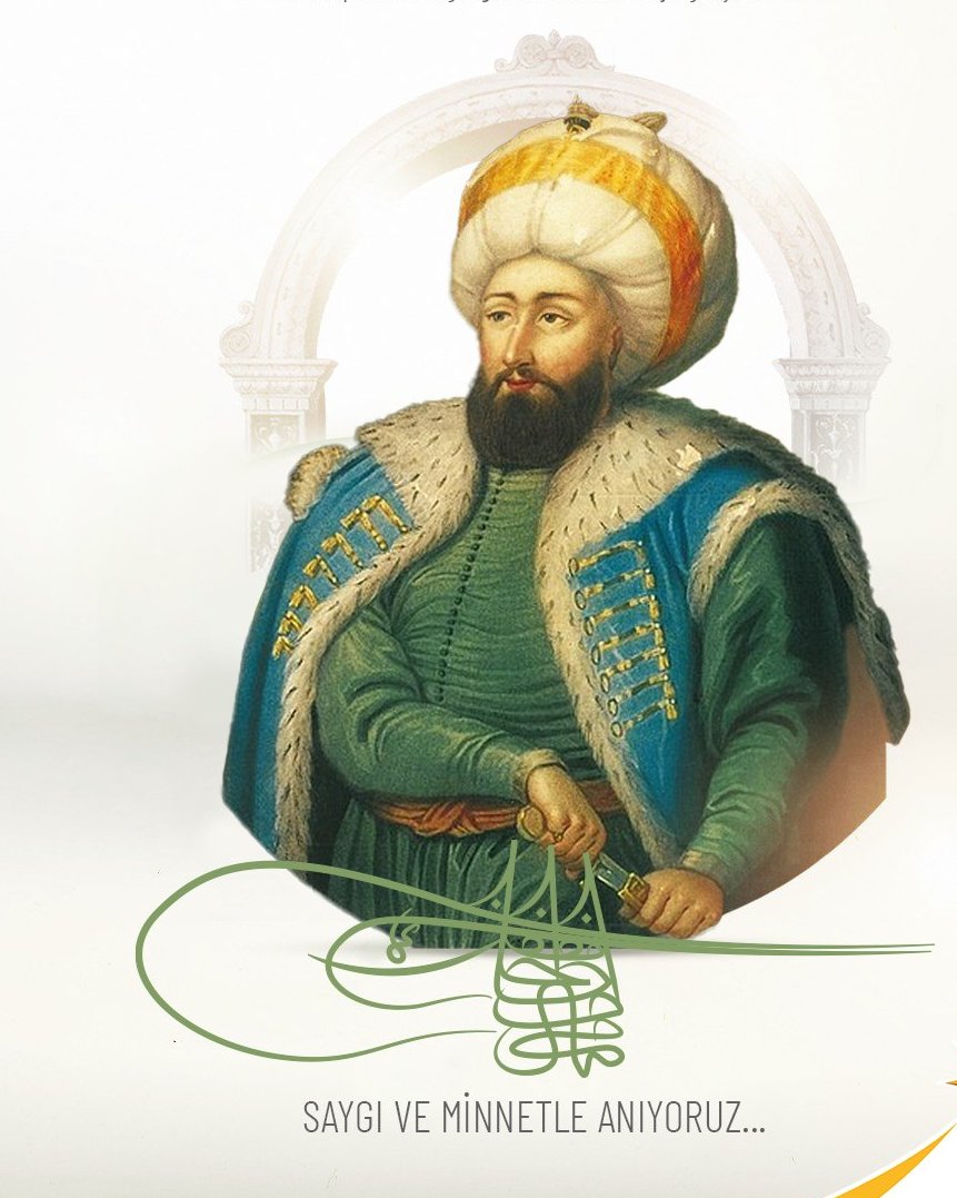 "Genç yaşta İstanbul'u fethedip, Efendimiz Hz. Muhammed (s.a.v.)'in övgüsüne mazhar olan, çağ açıp çağ kapatan, büyük atam Fatih Sultan Mehmed Han’ı vefatının 544. yılında rahmet ve minnetle anıyorum.

Mekanı nâim olan cennet bahçeleri olsun."

| Osmanoğlu Hanedan Ailesi Reisi.