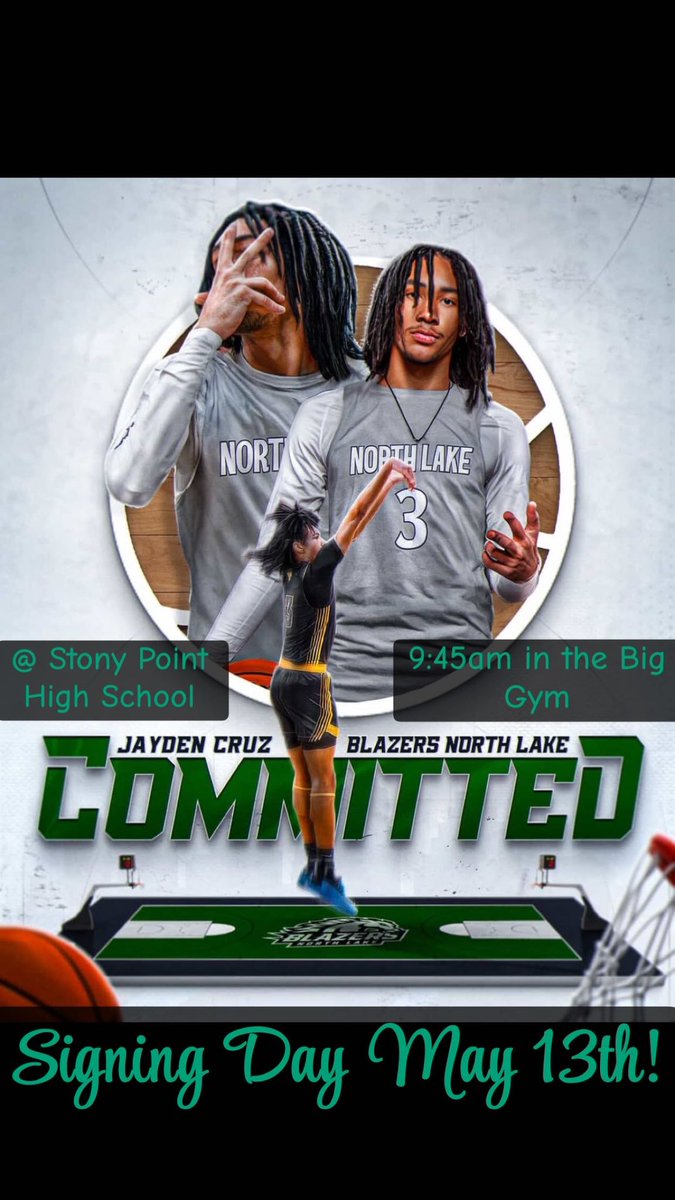 @STPTigerHoops (@stptigerhoops) on Twitter photo Tiger nation, it comes with great pleasure to recognize our very own <a href="/Jcruz33_/">jayden cruz</a> in his signing to North Lake College!
Come join us at 9:45 am May 13th to celebrate the hard work of Jayden, and the sacrifices of his family! Love yours!
Let’s gooooo Tiger nation, it comes with great pleasure to recognize our very own <a href="/Jcruz33_/">jayden cruz</a> in his signing to North Lake College!
Come join us at 9:45 am May 13th to celebrate the hard work of Jayden, and the sacrifices of his family! Love yours!
Let’s gooooo
