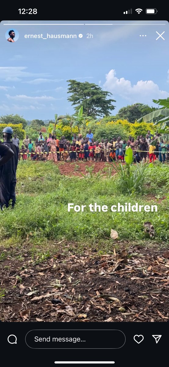 So proud of the my son Ernest Hausmann has become. Finished his junior year at Michigan and wanted to give back to the kids of his birth place and is back digging them a well. Selfless. Team over Me mentality!🙏❤️