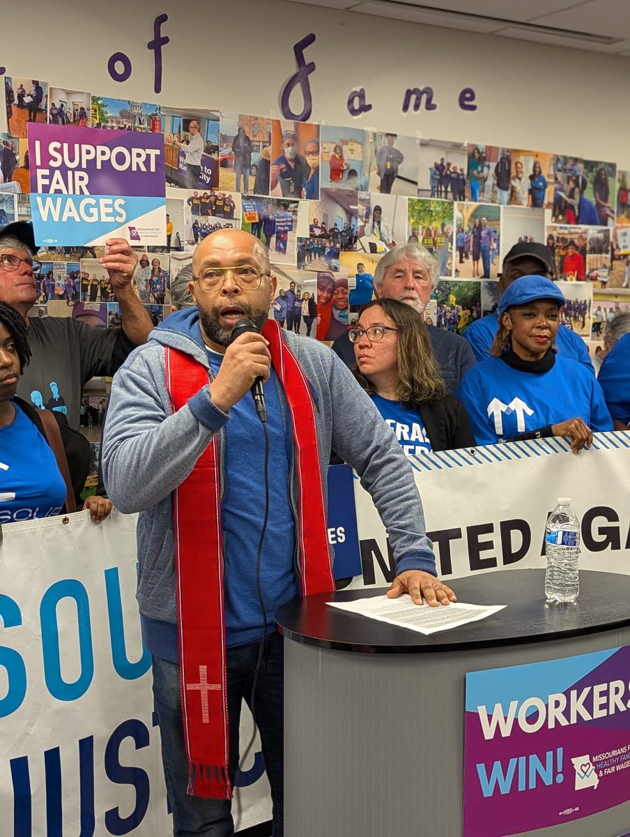 moworkerscenter's tweet image. "God does not want us to be victimized by poverty. Solidarity, resistance, and standing for what’s right are good things. The celebration today and the victory of #PropA is how we know."

Rev. Kevin D. Anthony, Pastor at the Pilgrim Congregational Church United Church of Christ