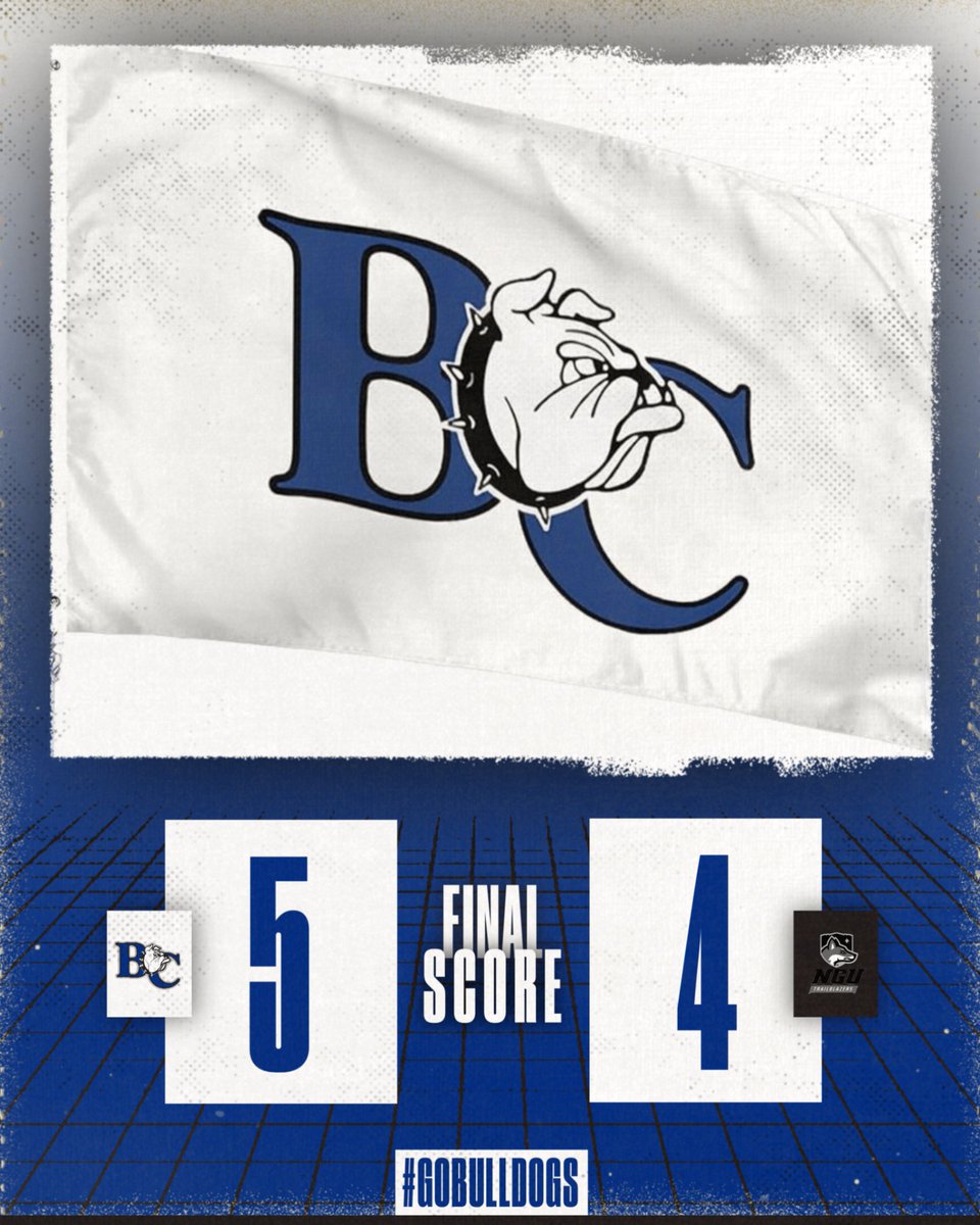 🚨FINAL🚨

Bulldogs moving on after beating North Greenville, 5-4! Next game coming later tonight, time TBD. #GoBulldogs