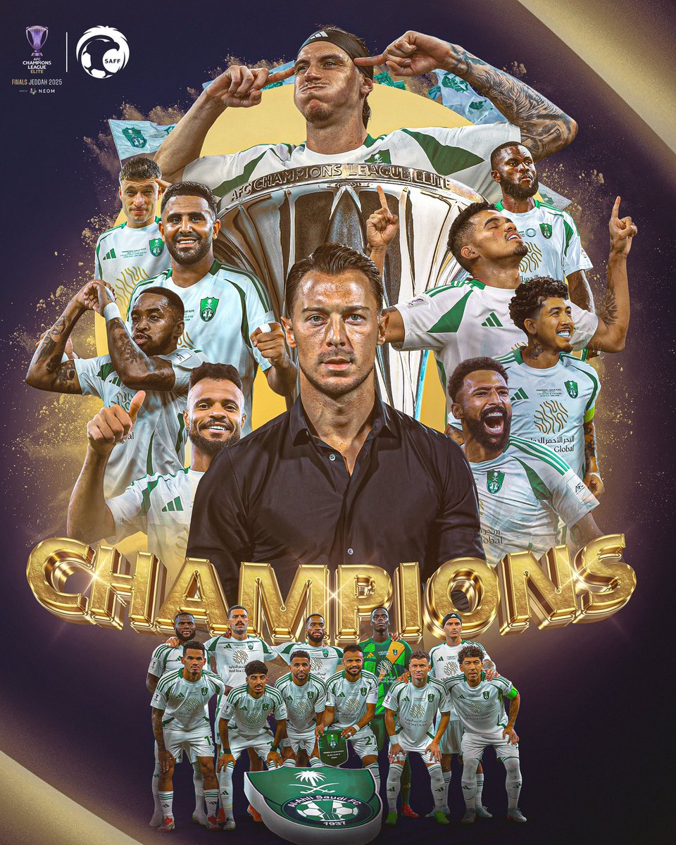 الف مبرووك  <a href="/ALAHLI_FC/">النادي الأهلي السعودي</a> نادي الاهلي السعودى 💚
ادارة ولاعبين وجهاز فني وإداري 
وللجماهير السعودية
 #دوري_أبطال_آسيا_للنخبة