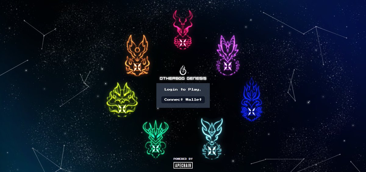 Moonlyght🌙 (@moonlyght_eth) on Twitter photo 'Secrets of the Primordial' Login screen from <a href="/OtherEggGenesis/">OtherEgg Genesis</a>. Powered by ApeChain.
Coming soon <a href="/apecoin/">ApeCoin</a> <a href="/ApeChainHUB/">ApeChainHUB</a> 'Secrets of the Primordial' Login screen from <a href="/OtherEggGenesis/">OtherEgg Genesis</a>. Powered by ApeChain.
Coming soon <a href="/apecoin/">ApeCoin</a> <a href="/ApeChainHUB/">ApeChainHUB</a>