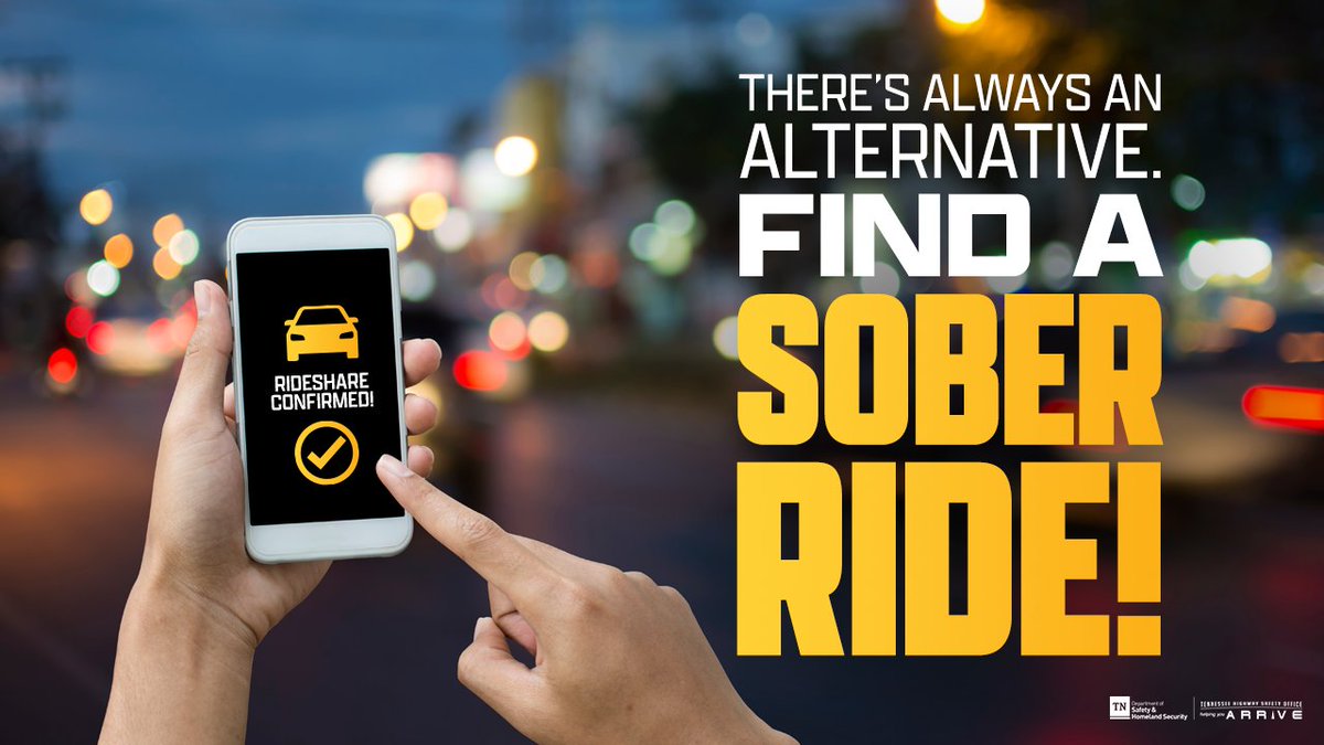 Festivities are better when everyone gets home safely. Make a plan before you party — rideshare, taxi, or a sober driver. Let’s work together to keep Tennessee safe this Cinco De Mayo weekend.