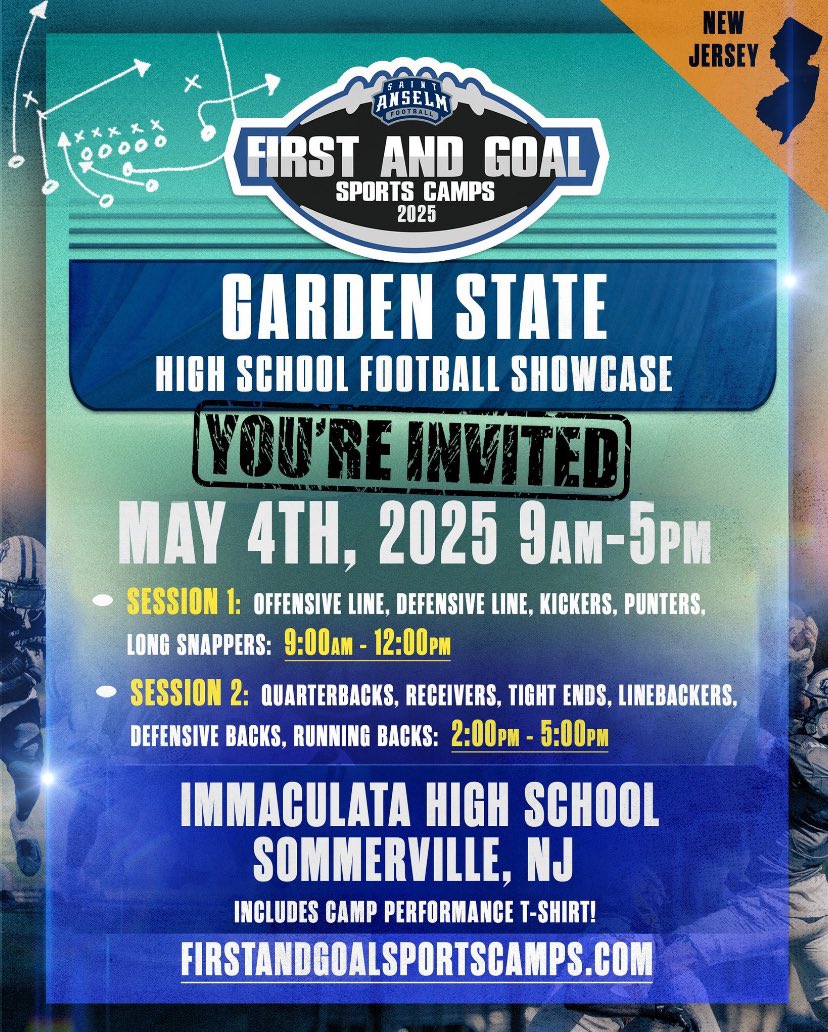 Nick Riess (@nickriess_) on Twitter photo Can’t wait to attend the Garden State Football Showcase at Immaculata High School Tomorrow
<a href="/WHRHSfootball/">WHRHS Football</a>
<a href="/CGurdineer/">mGurdineer</a>
<a href="/CoachBraine/">Chadd Braine</a> Can’t wait to attend the Garden State Football Showcase at Immaculata High School Tomorrow
<a href="/WHRHSfootball/">WHRHS Football</a>
<a href="/CGurdineer/">mGurdineer</a>
<a href="/CoachBraine/">Chadd Braine</a>
