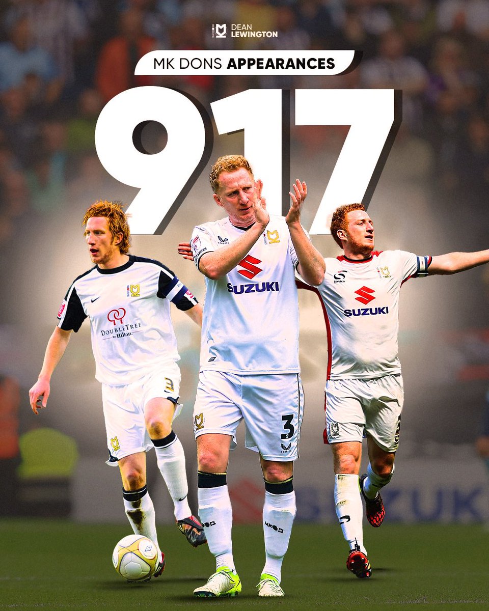 The final day of a truly remarkable career. 

917 appearances for one club, an EFL record for the history books and a PFA Merit Award for his outstanding services to the game. 

Leaving football a legend. 

All the best, Dean. 🫡