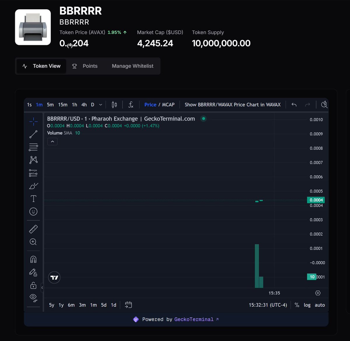 $BBRRRR is LIVE! 🖨️

0x2e2f393Cf7Db63C78A20c3327d3a08c1bE3e0db7

h4shfund.com/launch-event/0…