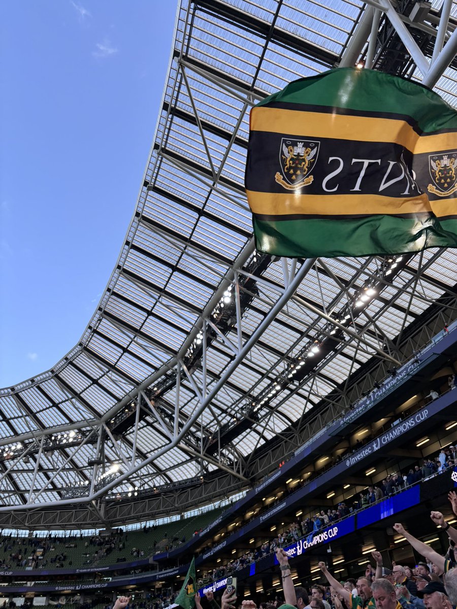 The craic we had with the Saints fans today was unreal! I say my son was the only Leinster fan amongst a rake of them and they were sound out !