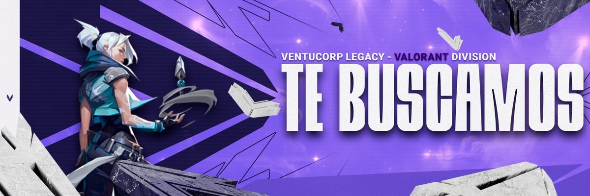 🚨 [RECLUTAMIENTO ABIERTO] 🚨
Buscamos jugador de Valorant para cerrar roster de Ventucorp Legacy 🎯

🏆 Competiremos en la LLOP Tier 1 de <a href="/Gamesportselect/">Gamesports Electrònics</a>, con plaza a LAN en juego.
🔒 Rol: Centinela o Spotter
📈 Rango actual: Ascendente 3+
🔥 Peak: Inmortal 3
📍 Se valora MUY