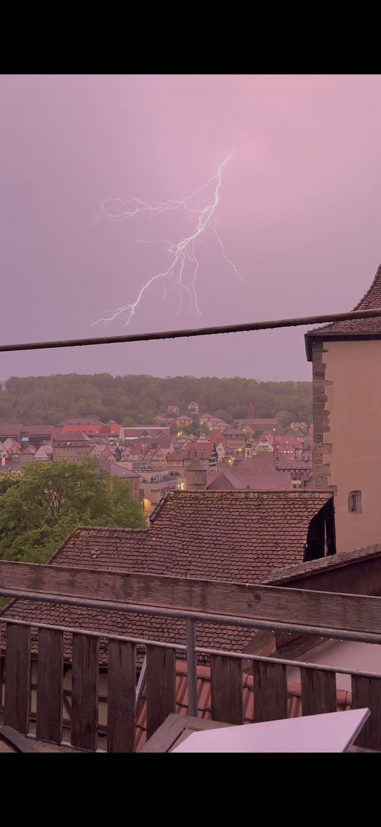 Summer thunderstorms in Germany