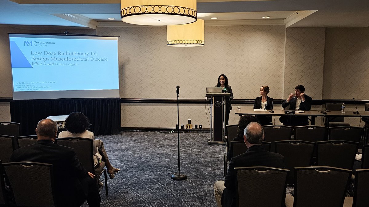 CARROS (@acrcarros1986) on Twitter photo Honored to have <a href="/ACRORadOnc/">ACRO - American College of Radiation Oncology</a> president-elect <a href="/Tarita_ThomasMD/">TaritaThomas MD, PhD, MBA</a> speak on #LDRT for #osteoarthritis & #plantarfasciitis @ #ACR2025 #radonc education session
#StrongerTogether Honored to have <a href="/ACRORadOnc/">ACRO - American College of Radiation Oncology</a> president-elect <a href="/Tarita_ThomasMD/">TaritaThomas MD, PhD, MBA</a> speak on #LDRT for #osteoarthritis & #plantarfasciitis @ #ACR2025 #radonc education session
#StrongerTogether