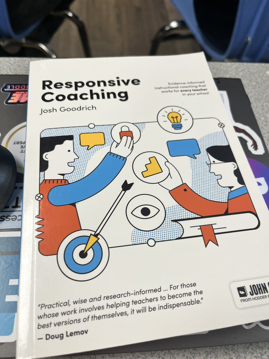 On top of an incredible day of learning, I won a copy of Responsive Coaching by <a href="/Josh_CPD/">Josh Goodrich</a> at today’s <a href="/Steplab_co/">Steplab</a> Intensive! Grateful for the insights and excited to dive in. #InstructionalCoaching