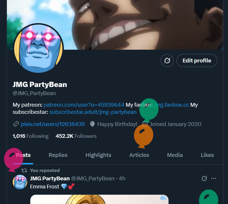 JMG PartyBean tweet media