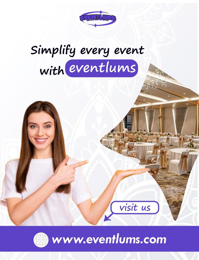 eventlums's tweet image. A good event is the one with perfect planning and execution. Eventlums is here to help from ideation to making it “it was great”. 

Start by creating your next event on eventlums.com