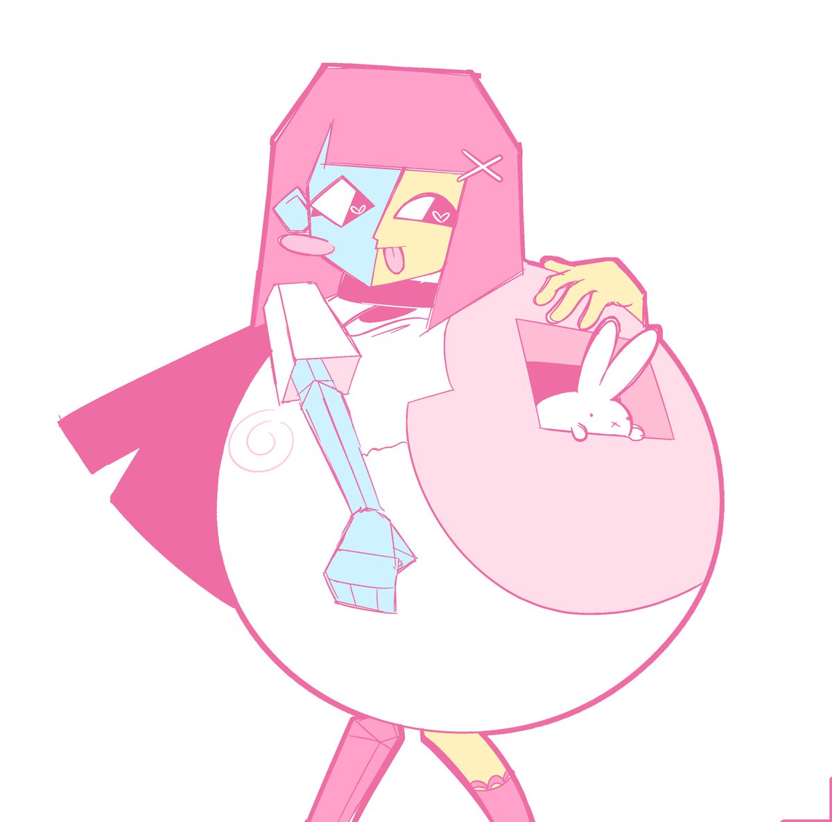 capsulepilled's tweet image. moony looks so chopped here but its oki 😙😙🐇

#ENA #enajoelg #moony #fanart