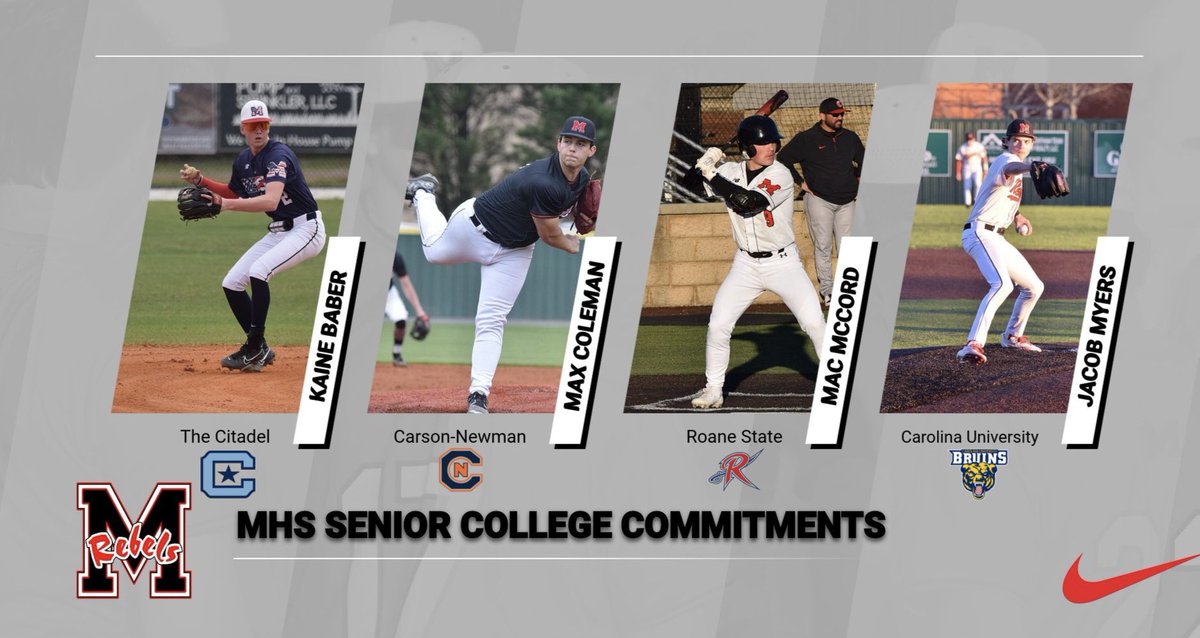 four seniors, four commits 👏🏼👏🏼👏🏼

#GoRebels | #MaryvilleMentality