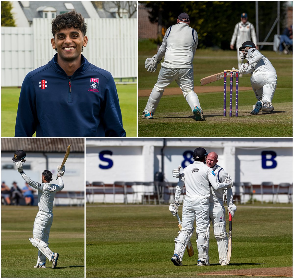 RON'S FIRST CENTURY AT S&amp;B

In just his second league match for Southport &amp; Birkdale CC's 1st XI, Raunak "Ron" Roy scored 123 not out v Maghull today.

Further photos from the match at Trafalgar Road will be online tomorrow.

Click on image to enlarge and feel free to share