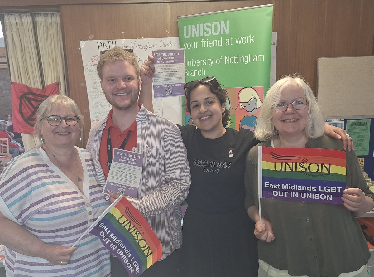 University of Nottingham UNISON (@unisonuon) on Twitter photo Nottingham East MP <a href="/NadiaWhittomeMP/">Nadia Whittome MP</a> supports our campaign against job cuts <a href="/UniofNottingham/">Uni of Nottingham #WeAreUoN</a>. Councillor Sam Harris will raise the issue in the Labour Group.
Please sign our petition: action.unison.org.uk/page/168838/pe….
Branch Chair Louise Stonard and Sec Vicki Morris at <a href="/TUC_Notts/">Notts TUC</a> #MayDay. Nottingham East MP <a href="/NadiaWhittomeMP/">Nadia Whittome MP</a> supports our campaign against job cuts <a href="/UniofNottingham/">Uni of Nottingham #WeAreUoN</a>. Councillor Sam Harris will raise the issue in the Labour Group.
Please sign our petition: action.unison.org.uk/page/168838/pe….
Branch Chair Louise Stonard and Sec Vicki Morris at <a href="/TUC_Notts/">Notts TUC</a> #MayDay.