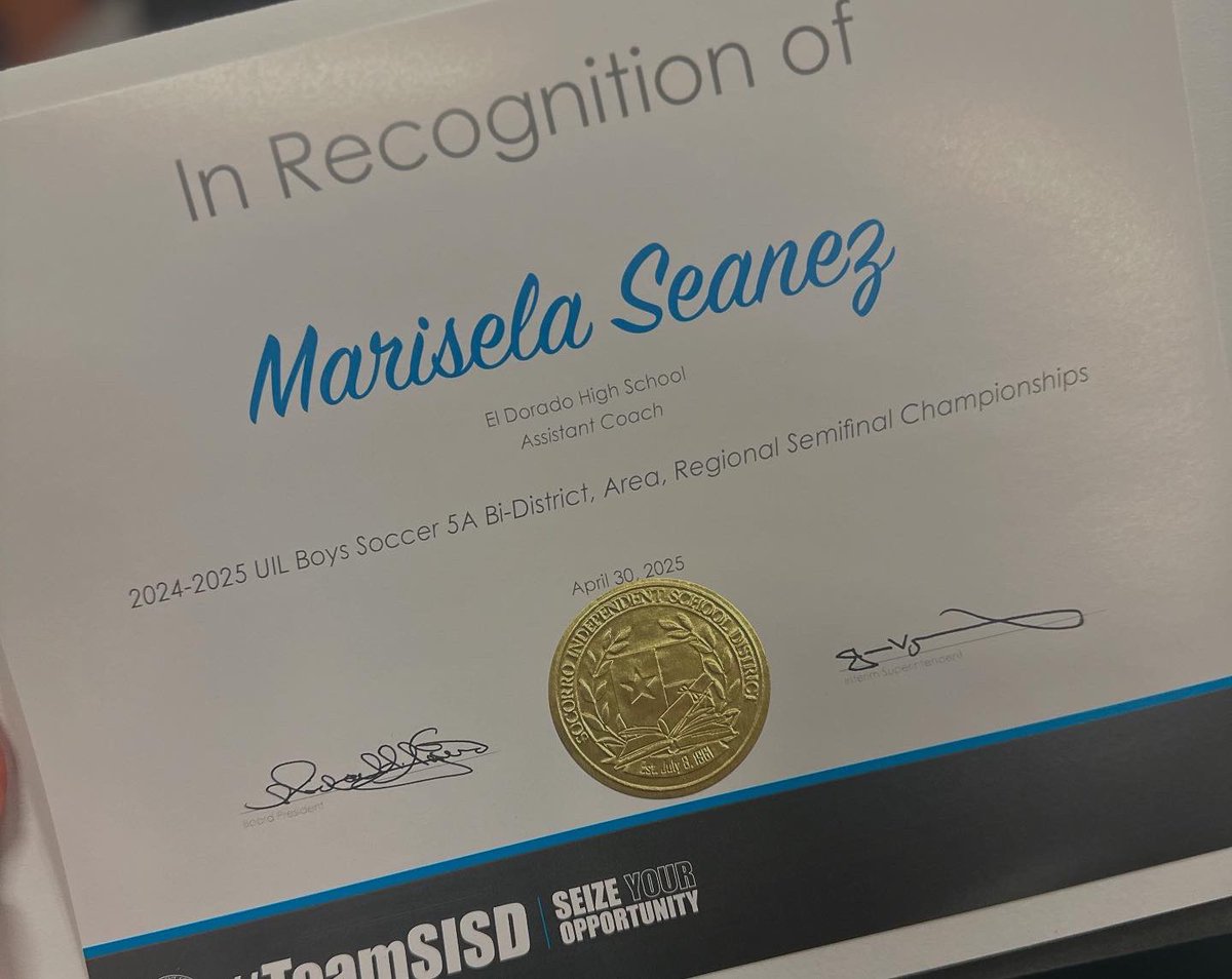Marisela Seáñez (@mseanez_edhs) on Twitter photo Filled with pride and gratitude to be part of El Dorado Soccer Program ⚽️❤️🔥
<a href="/ELDO_BSoccer/">El Dorado Mens Soccer Program</a> <a href="/ocarmona_EDHS/">Omar Carmona</a> Filled with pride and gratitude to be part of El Dorado Soccer Program ⚽️❤️🔥
<a href="/ELDO_BSoccer/">El Dorado Mens Soccer Program</a> <a href="/ocarmona_EDHS/">Omar Carmona</a>