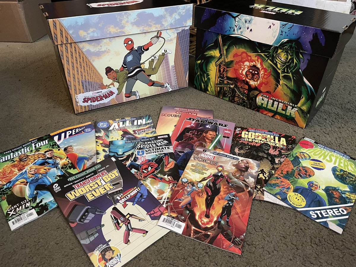 Free Comic Book Day! Get out there and support a local comic shop while getting some freebies for yourself! #FCBD2025 #freecomicbookday2025 #FCBD #FreeComicBookDay #FreeComic