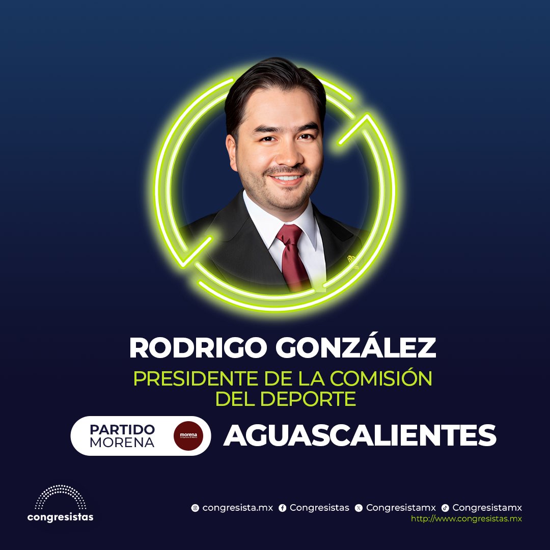 📊 ¡Rodrigo González Mireles [<a href="/MirelesRodrigo/">RodrigoMireles</a>] impulsando el deporte en Aguascalientes! 

El Presidente de la Comisión del Deporte en el Congreso [<a href="/HCongresoAgs/">LXVI Legislatura</a>] estrecha colaboración con deportistas, entrenadores y organizaciones deportivas para identificar áreas de oportunidad