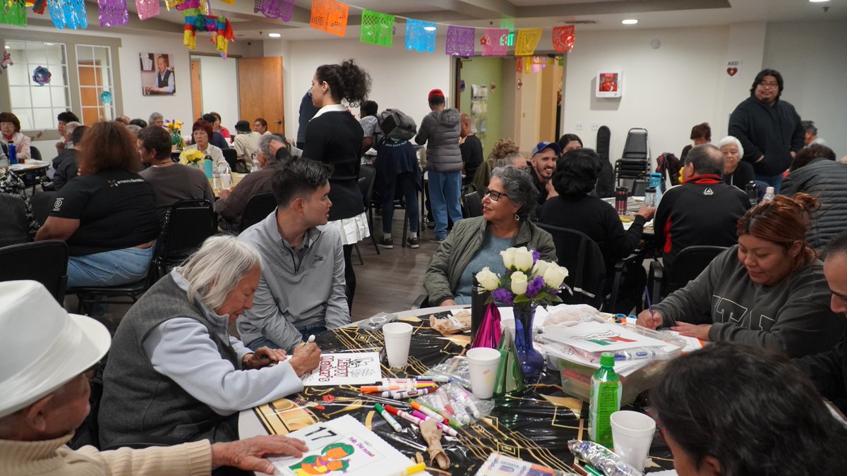 SBSSla's tweet image. We had a wonderful day at SBSS with volunteers from Armanino, who spent time with our seniors sharing stories, talking about life and aging, and building real connections.
Everyone left with smiles and full hearts. Thank you for your time, kindness, and meaningful conversations!