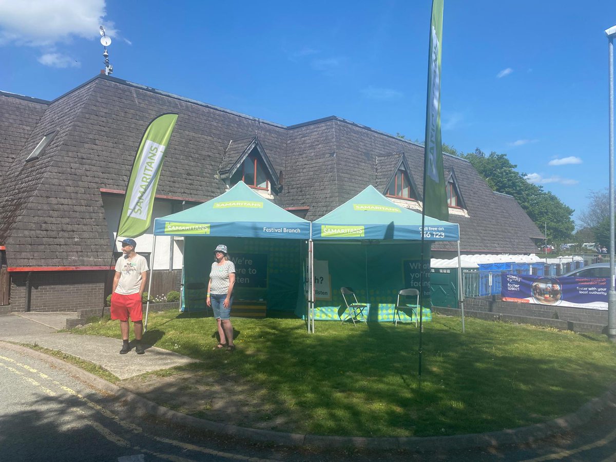 Festival Branch of Samaritans (@festivalsams) on Twitter photo Perfect weather for <a href="/machcomedyfest/">Mach Comedy Fest</a> this weekend! ☀️ But if things feel less than perfect for you, #Samaritans's listening volunteers are here for a confidential chat. Find us by the green gazebos all weekend. 💚 #SmallTalkSavesLives #MachFest Perfect weather for <a href="/machcomedyfest/">Mach Comedy Fest</a> this weekend! ☀️ But if things feel less than perfect for you, #Samaritans's listening volunteers are here for a confidential chat. Find us by the green gazebos all weekend. 💚 #SmallTalkSavesLives #MachFest