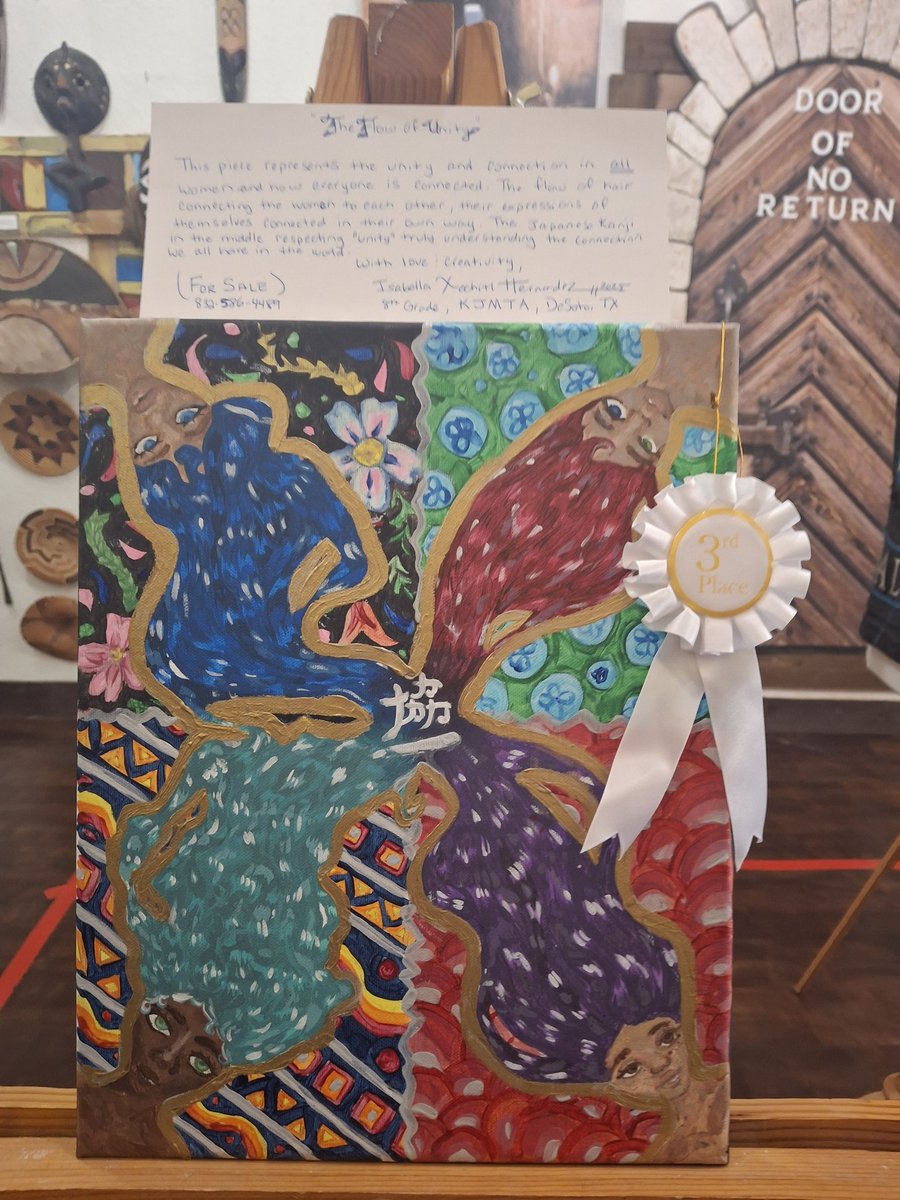 Rosa Elva Hernandez (@rehdz79) on Twitter photo 1st Annual "Love of Portraits" art contest at the Ellis County African Hall of Fame. Thank you Mr. Turner for creating this amazing experience.
<a href="/usamahrodgers/">Dr. Usamah Rodgers</a> <a href="/akperera/">Dr. A. Katrise Lee-Perera⚜️</a> <a href="/KJTMADISD/">Katherine Johnson Technology Magnet Academy</a> <a href="/desotoisdeagles/">DeSoto ISD</a> <a href="/desototx/">City of DeSoto</a> <a href="/MayorSonjaBrown/">Mayor Sonja A. Brown</a> <a href="/XQAmerica/">XQ</a> <a href="/xochitl_creates/">Xochitl Hernandez</a> 1st Annual "Love of Portraits" art contest at the Ellis County African Hall of Fame. Thank you Mr. Turner for creating this amazing experience.
<a href="/usamahrodgers/">Dr. Usamah Rodgers</a> <a href="/akperera/">Dr. A. Katrise Lee-Perera⚜️</a> <a href="/KJTMADISD/">Katherine Johnson Technology Magnet Academy</a> <a href="/desotoisdeagles/">DeSoto ISD</a> <a href="/desototx/">City of DeSoto</a> <a href="/MayorSonjaBrown/">Mayor Sonja A. Brown</a> <a href="/XQAmerica/">XQ</a> <a href="/xochitl_creates/">Xochitl Hernandez</a>