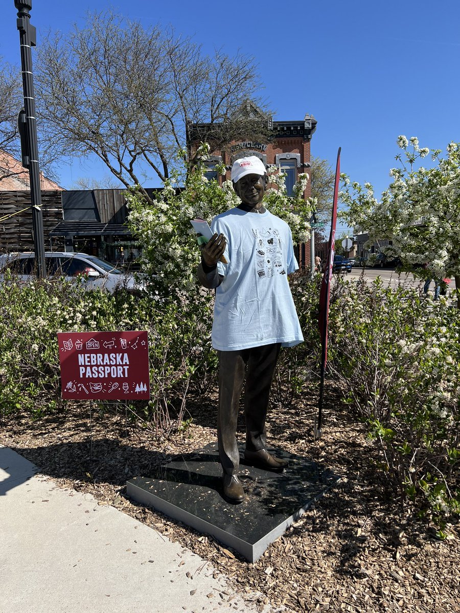 PatrickGerhart's tweet photo. Nice to have @NebraskaTourism in Norfolk this morning at the farmers market to promote the Nebraska Passport. #VisitNebraska https://t.co/vzplVHHO8g