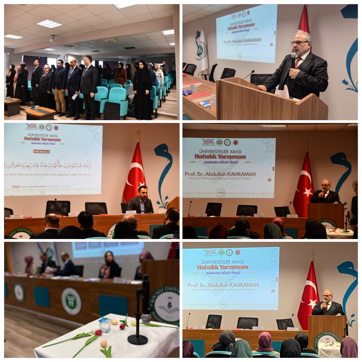 ÜNİVERSİTELER ARASI HAFIZLIK YARIŞMASI MARMARA BÖLGE FİNALİ FAKÜLTEMİZDE GERÇEKLEŞTİRİLDİ

Haber ve Foto Galeri İçin👇
ilahiyat.kocaeli.edu.tr/haberler/unive…