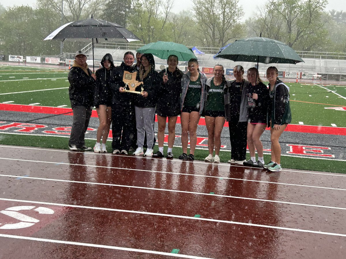 Congratulations to the SHS Girls Track Team on being crowned OVAC 3A Champions! Also, a big shoutout to the Boys Track &amp; Field Team for their strong 3rd place finish—way to represent, Zeps! #GoZeps #OVACChampions 🟢🏃‍♀️🏃