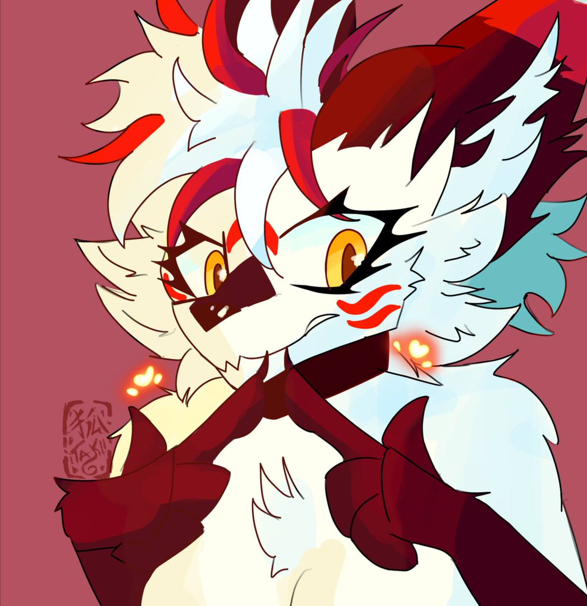 FoxTaki's tweet photo. a gift for the little dragon @ZeikoMiray #furry #drawing https://t.co/s7WuWGoQOA