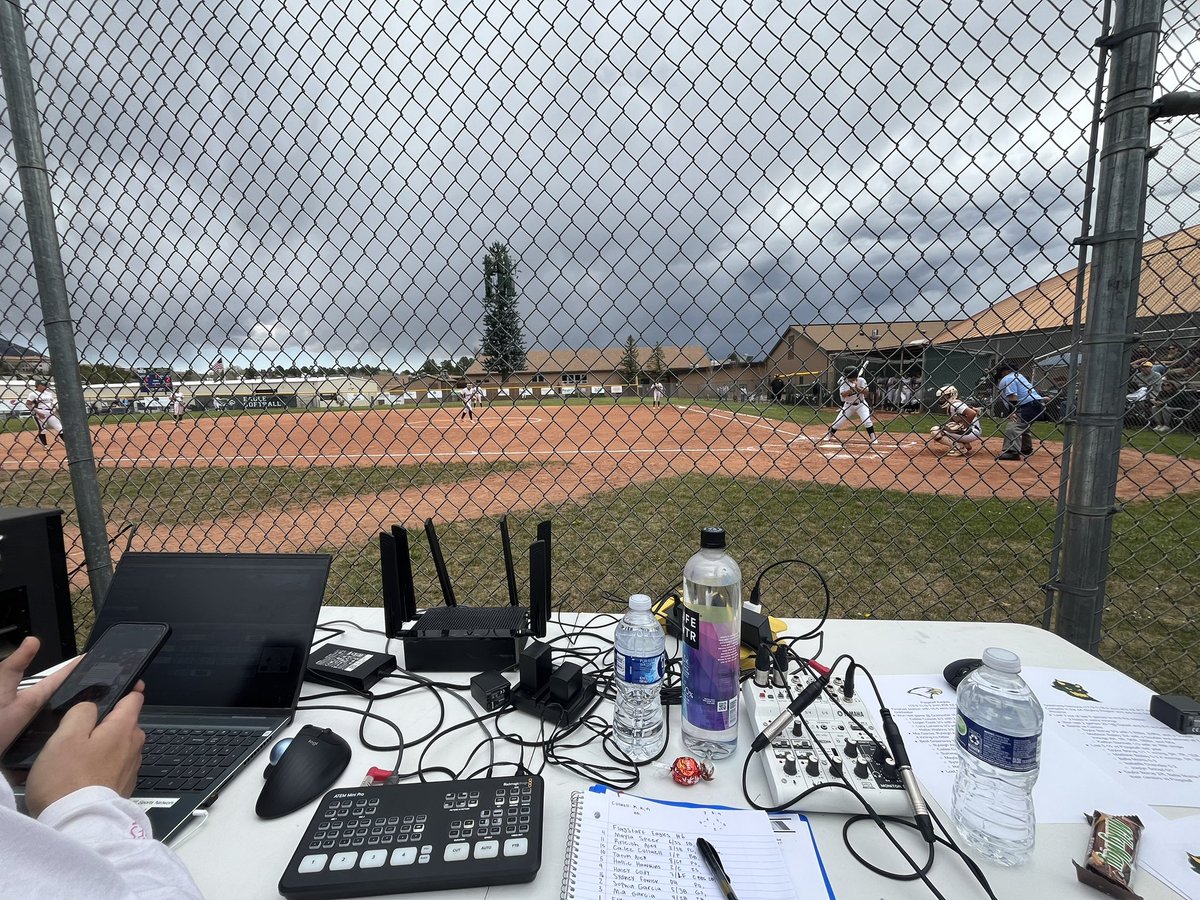 Awesome calling some 4A softball playoffs with <a href="/colby_young96/">ColbyYoung</a>! Flagstaff advances to the next round against Poston Butte after an 11 run performance against Greenway.