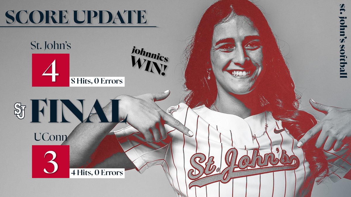 THE JOHNNIES EVEN THE SERIES😤

St. John's and UConn will now play for the BIG EAST Regular Season Title at 1 p.m. tomorrow‼️