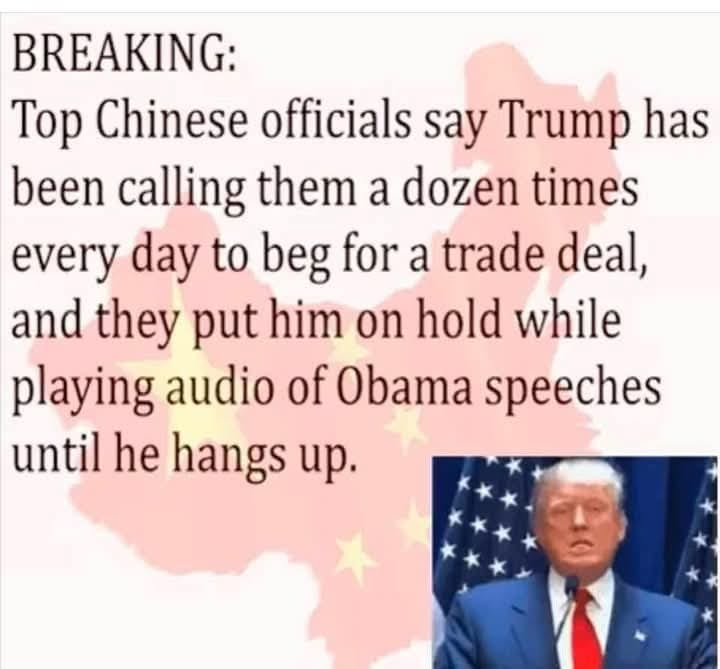 JamesTate121's tweet photo. China trolling Trump with Obama speeches is great. 😃 https://t.co/3EfwgpJwNe