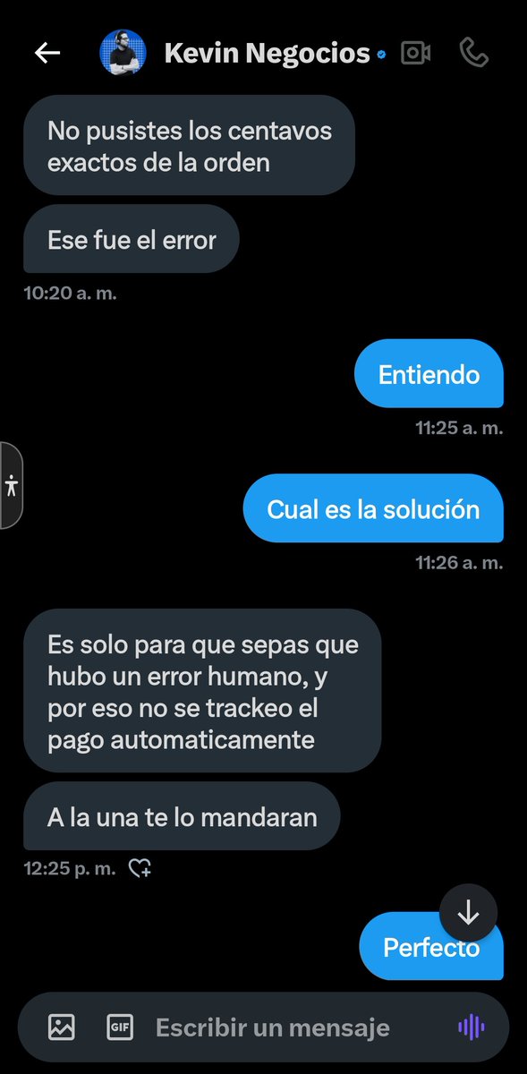 ErnestoHpc21's tweet image. Pasaron 48 horas y nada 😕
Esta fue la respuesta ayer y aun sigo en la espera...
#TestUser 💁🏻 #onzaapp
@KevinNegocios