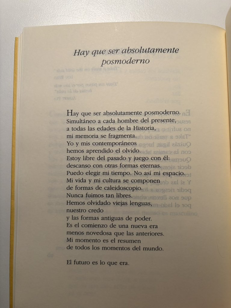 El bello poema de hoy es de Antonio Portela, tomado de la antología “Inéditos. 11 poetas” (2002) editada por <a href="/ignacioelguero/">Ignacio Elguero</a> para <a href="/HuergayFierro/">Huerga & Fierro eds.</a> #unpoemaaldía
