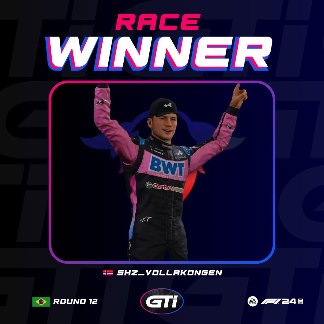 🏆ROUND 12 - RACE WINNER 🇧🇷🏆

THE DOUBLE for <a href="/ShazooCedars/">Shazoo Cedars Ignitors</a> and a win for <a href="/SHZ_Vollakongen/">SCI_Vollakongen</a> ! 🔥