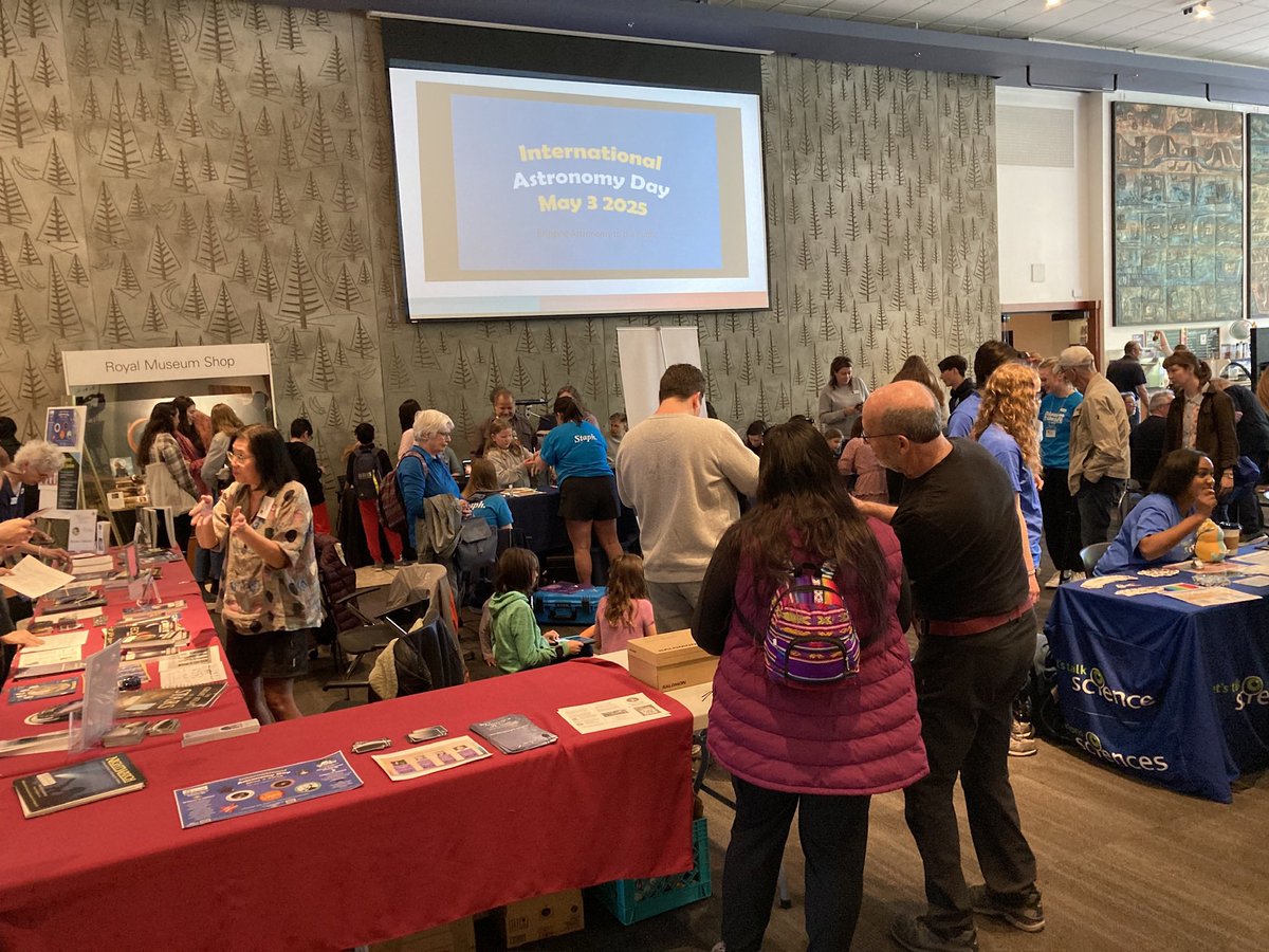ChrisGainor's tweet photo. I’m at International Astronomy Day at the Royal BC Museum in Victoria https://t.co/7DsM4ogLdN