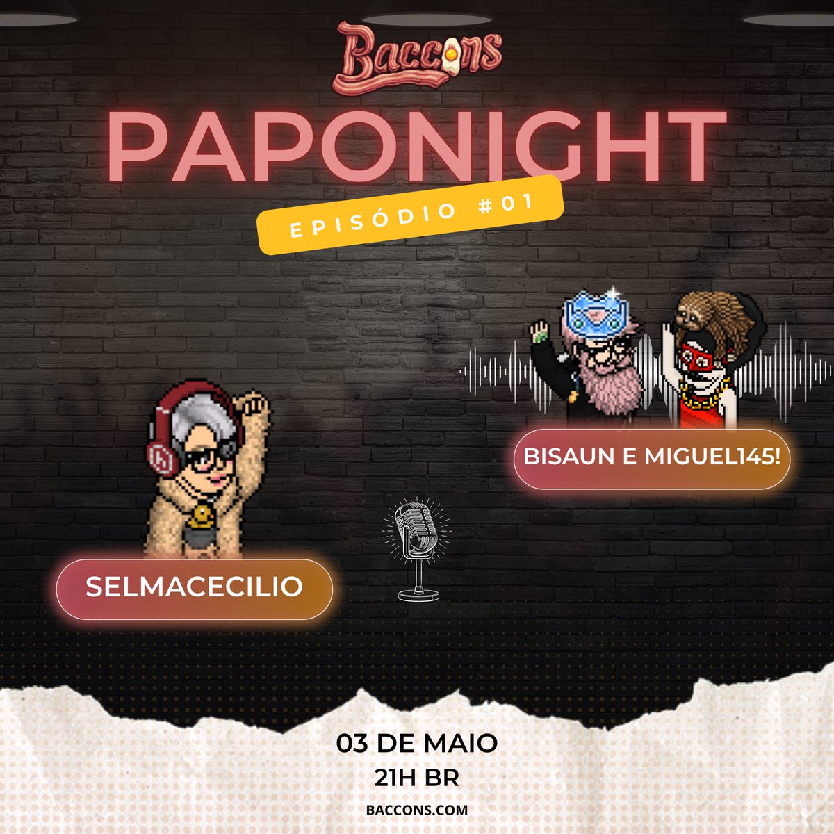 🎙️No PapoNight de hoje, bate-papo exclusivo com <a href="/cecilio_selma/">Selma Cecilio</a>, uma das grandes streamers do Habbo, que agora segue novos caminhos! 🎮

Se você acompanhou sua trajetória no mundo pixelado, não pode perder! Ela vai contar tudo sobre sua jornada e os motivos dessa mudança. 💬✨