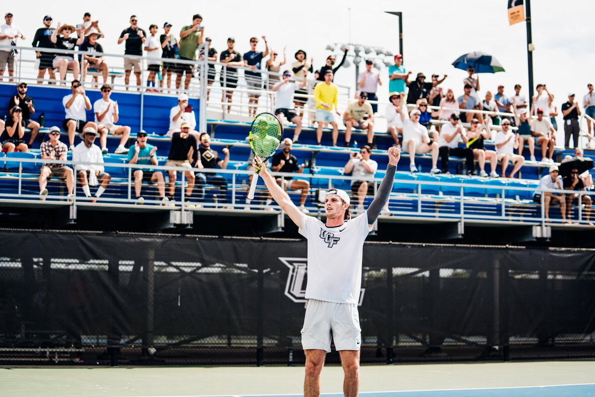 Absolute scenes at <a href="/UCF_MTennis/">UCF Men's Tennis</a> 🔥