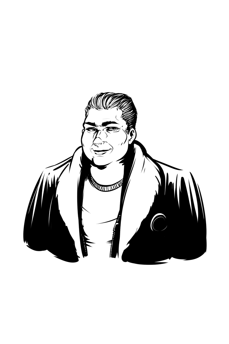 long_spider's tweet photo. A few of the characters I’ve illustrated so far for #Dieselshot’s upcoming #ChangedStars module, “Marooned”
A career-frustrated Murai Geologist, a coldhearted Thren gunslinger, a “friendly” human “mechanic,” and a confident & dapper human adventurer https://t.co/UpsMpXoBvd
