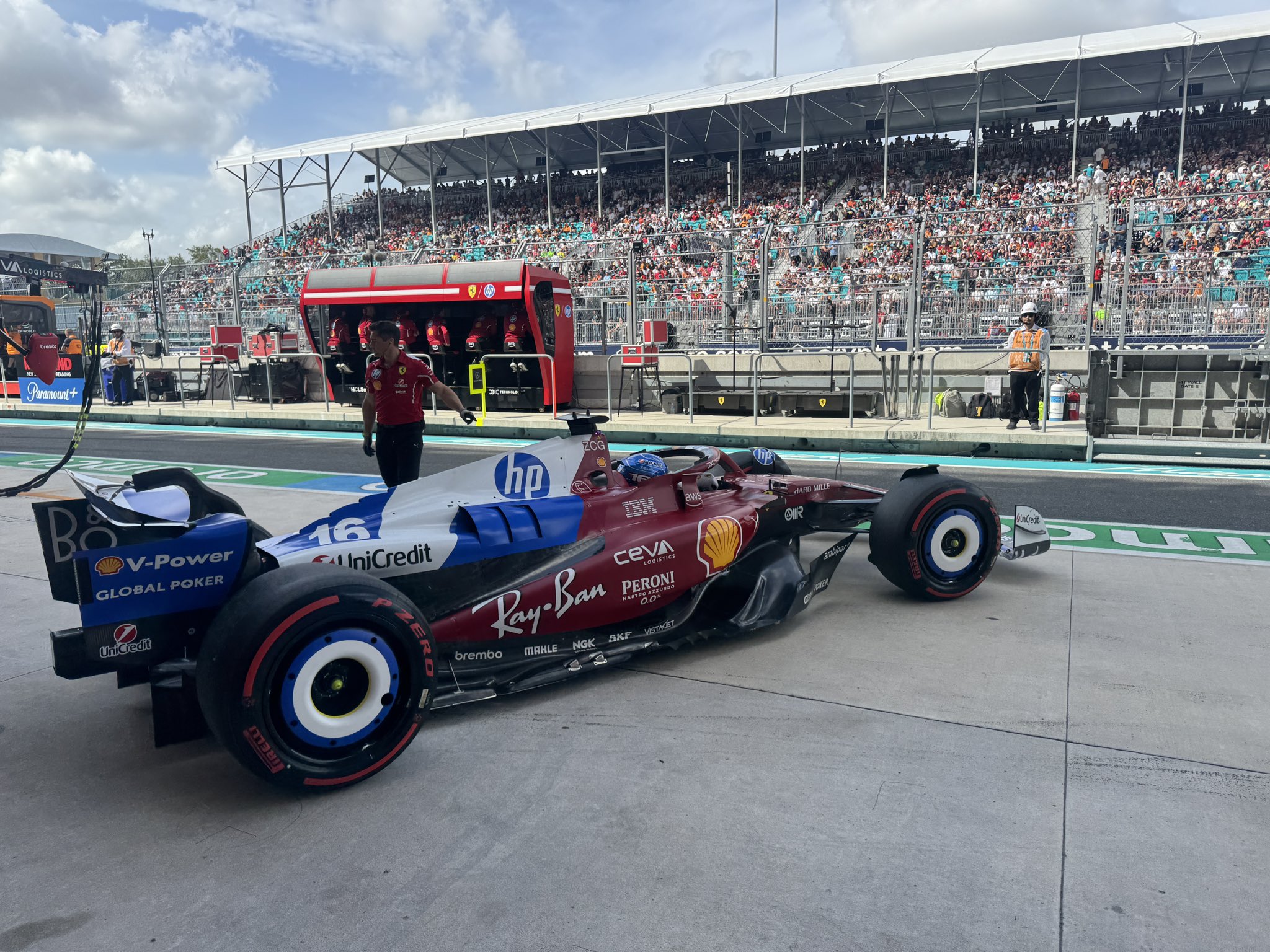 Ferrari qualifying report in Miami