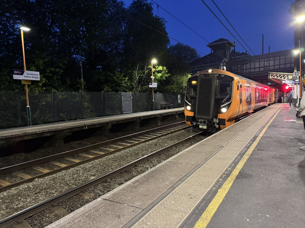 Just a two minute trip to Sandwell &amp; Dudley on 730015 now.