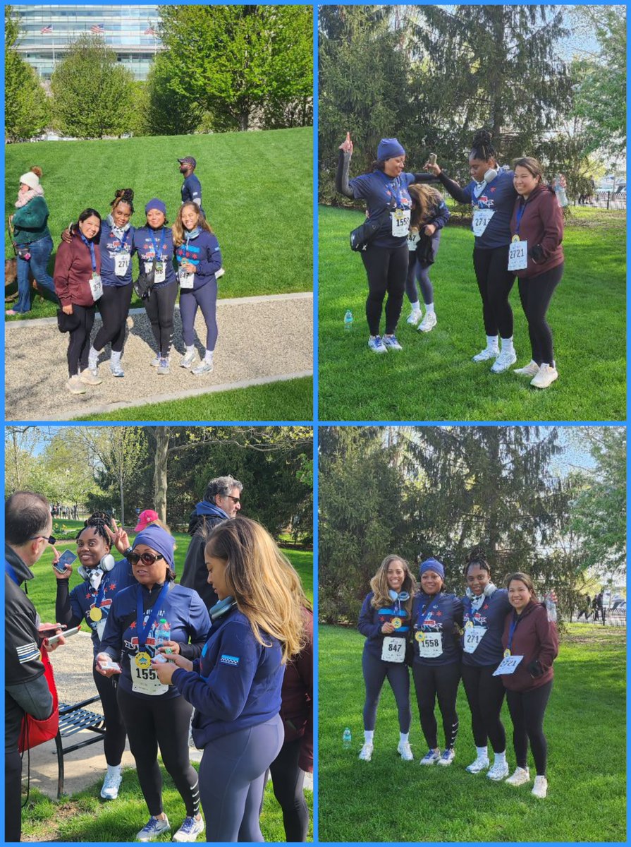 The Run to Remember has concluded successfully this year 🎉.  Despite challenging wind 🌬 and cool 🥶 Chicago weather, we participated in the walk🚶‍♀️ and run 🏃🏽‍♀️ to honor our fallen officers 👮🏽‍♂️👮🏽‍♀️. #neverforget