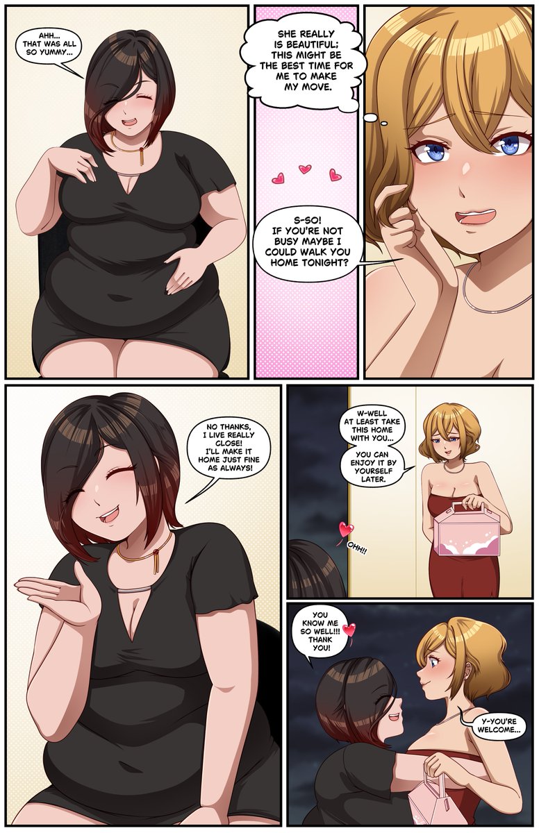 Page 16 of my comic The Taster, up to page 45 is up on Patreon. A second cake? In a cute little box? Maybe it's extra tasty.