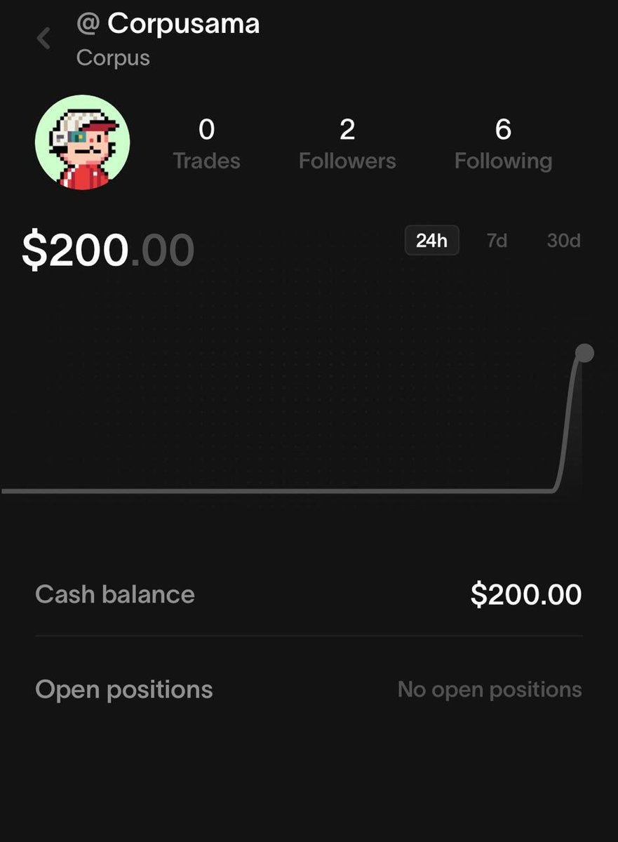 Corpus (@corpusama) on Twitter photo Just deposited some $USDC on <a href="/tryfomo/">fomo</a> app. Thanks to the <a href="/EclipseFND/">Eclipse (๐ฎ,๐)</a> community and <a href="/messikh_eth/">MESSIKH ๐๐งฑ๐ฆฃ</a> for the code to try the early testing phase.
I'm going to copy-trade <a href="/hotlneblng_/">hotlneblng</a> because he is getting rich there, so I'll take my account from $200 to 100K.
Not missing out again. Just deposited some $USDC on <a href="/tryfomo/">fomo</a> app. Thanks to the <a href="/EclipseFND/">Eclipse (๐ฎ,๐)</a> community and <a href="/messikh_eth/">MESSIKH ๐๐งฑ๐ฆฃ</a> for the code to try the early testing phase.
I'm going to copy-trade <a href="/hotlneblng_/">hotlneblng</a> because he is getting rich there, so I'll take my account from $200 to 100K.
Not missing out again.