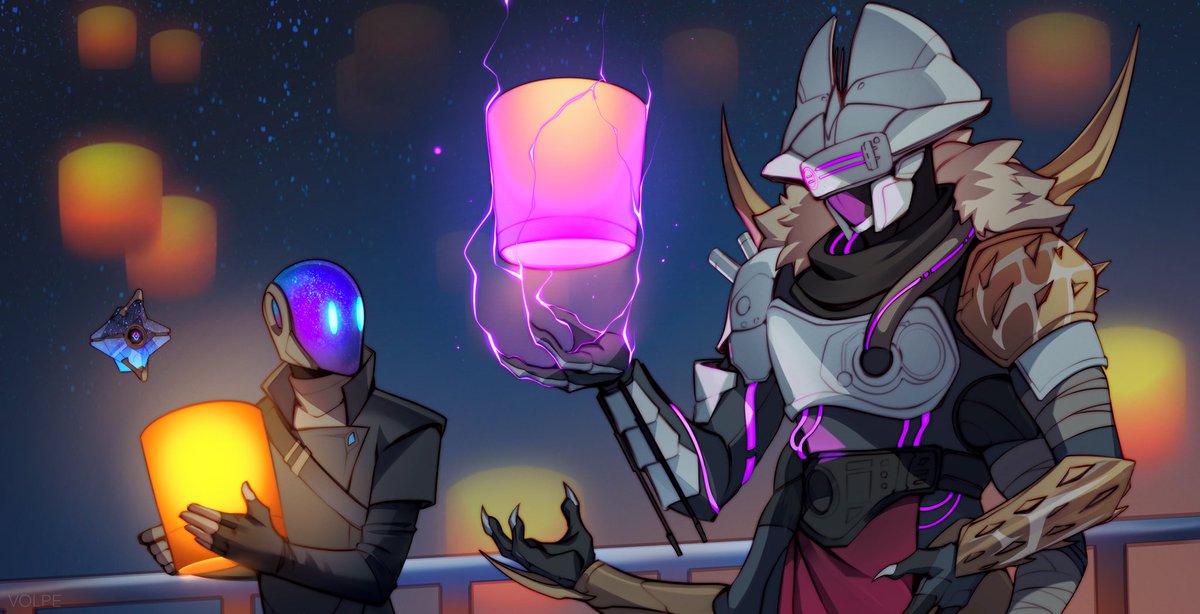 volpedart's tweet image. “Hey Guardian! Look, my flashlight can change color!” 

#characterart
#Destiny 
#Destiny2 
#Destiny2Art 
#DestinyArt
#eliksni
#Mithrax